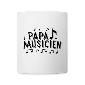 Cadeau Harmonieux : Papa Musicien ! - Mug blanc - blanc - Devant