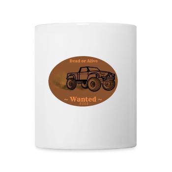 Truck „Wanted“ - Tasse - Weiß - Vorne