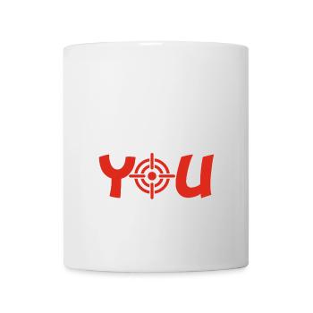 Focus on you (English and white) - Mug - white - Front