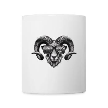 Widder Heavy Metal Konzert Illustration - Tasse - Weiß - Vorne