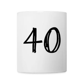 ANNIVERSARY. HAPPY BIRTHDAY. HAPPY BIRTHDAY. - Mug - white - Front