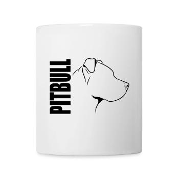 American Pitbull Profile Dogs Dog Wilsigns - Mug - white - Front