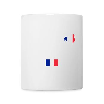 Coq Tricolore Illustration pour Passionnés - Mug blanc - blanc - Devant