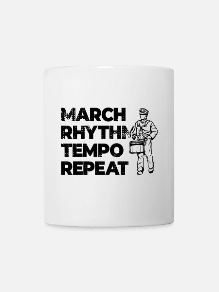 Trommler Motivation - Tasse - Weiß