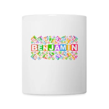 BENJAMIN colourful cubes - Tasse - Weiß - Vorne