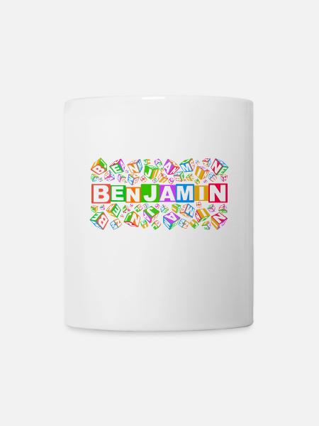 BENJAMIN colourful cubes - Tasse - Weiß