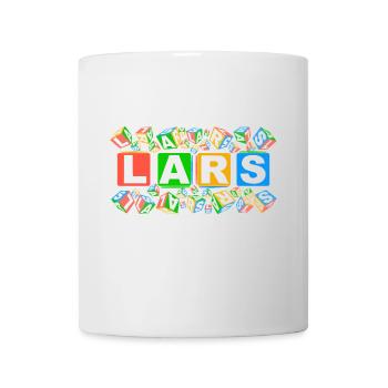 LARS colourful cubes - Tasse - Weiß - Vorne