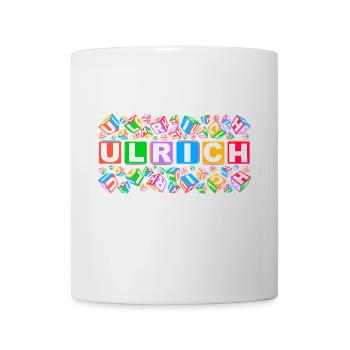 ULRICH colourful cubes - Tasse - Weiß - Vorne
