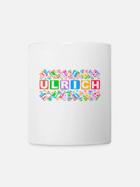 ULRICH colourful cubes - Tasse - Weiß