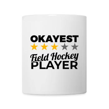 Lustiger Feldhockeyspieler - Tasse - Weiß - Vorne