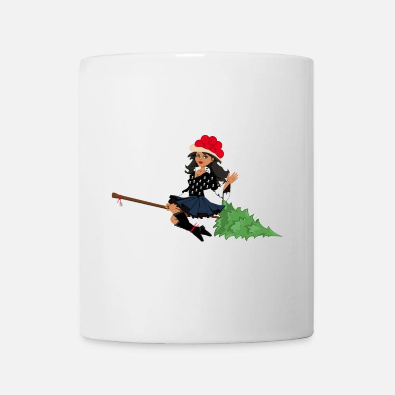 Schwarzwald Hexe - Tasse - Weiß