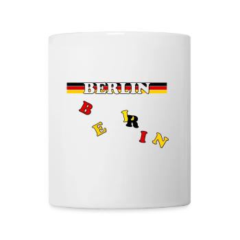Berlin Banner German Flag Letters - Mug - white - Front