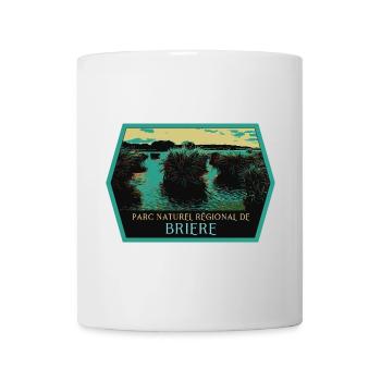 Marais Parc naturel de Brière: Authentische Natur - Tasse - Weiß - Vorne