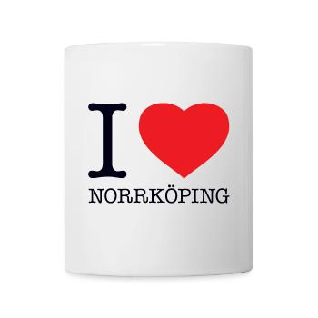 I LOVE NORRKÖPING - Tasse - Weiß - Vorne