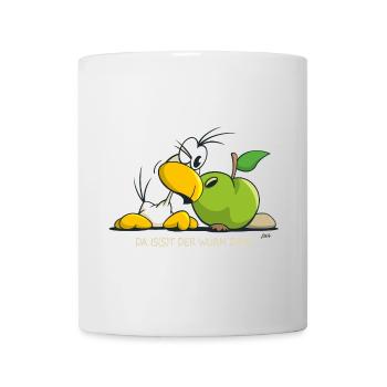 SITO - Da is(s)t der Wurm drin! - Tasse - Weiß - Vorne