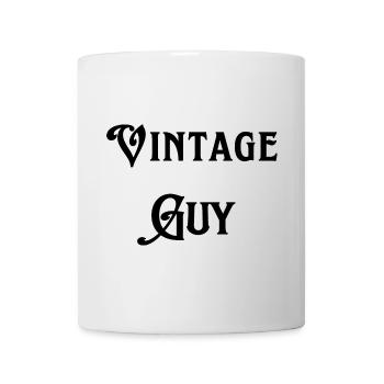 vintage guy - Mug blanc - blanc - Devant