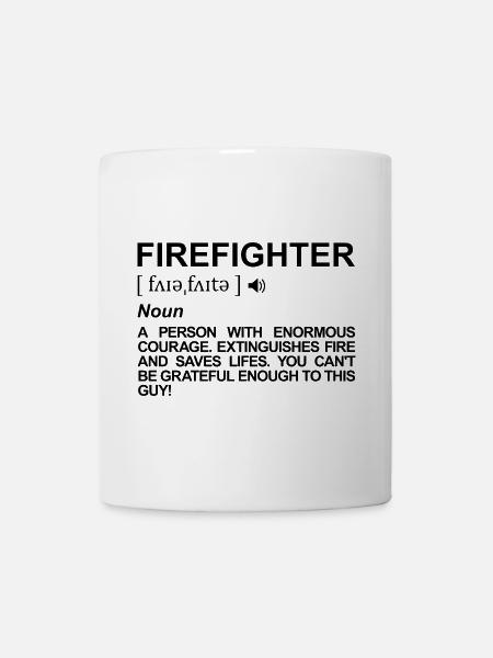 Feuerwehrmann Bedeutung - Tasse - Weiß