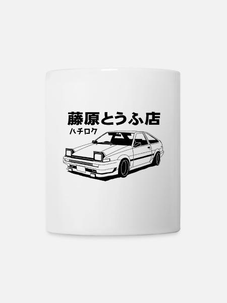Initial D Sprinter Trueno AE86 - Mug - white