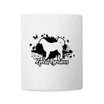 Great Pyrenees Dog Breed Wilsigns - Mug - white - Front