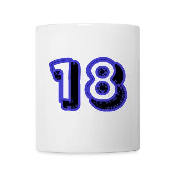 ANNIVERSARY. HAPPY BIRTHDAY. HAPPY BIRTHDAY. - Mug - white - Front