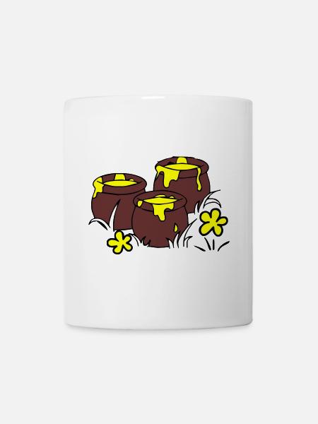 Topf - Tasse - Weiß