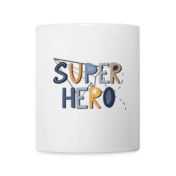 Super Hero – Starkes Design 🦸‍♂️⭐ - Tasse - Weiß - Vorne