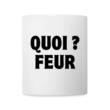 what, feur, expression - Mug - white - Front