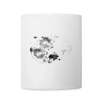 Hintergrund Chaos Pixel | Background rastered - Tasse - Weiß - Vorne