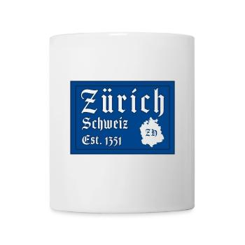 Zurich Switzerland Est 1351 - Mug - white - Front