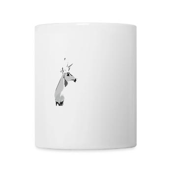 rehbell reh rebell jäger jagd rehbock - Tasse - Weiß - Vorne