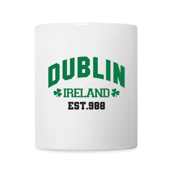 Dublin - Irland - Tasse - Weiß - Vorne