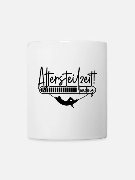 Altersteilzeit loading Hängematte Ladebalken ATZ - Tasse - Weiß