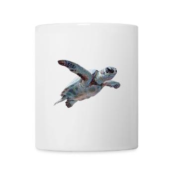 Geometrische Schildkröte Muster - Tasse - Weiß - Vorne