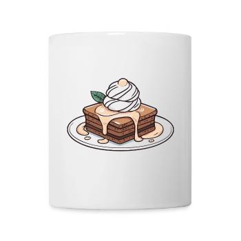 Brownie chaud - Mug blanc - blanc - Devant