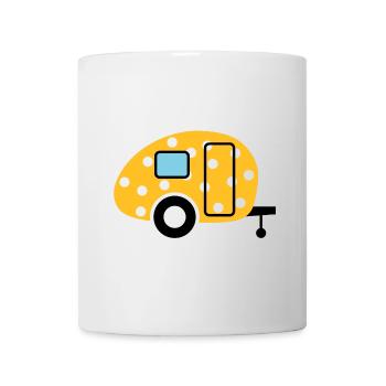 Caravan Camping Points Easter Caravan Vintage - Mug - white - Front