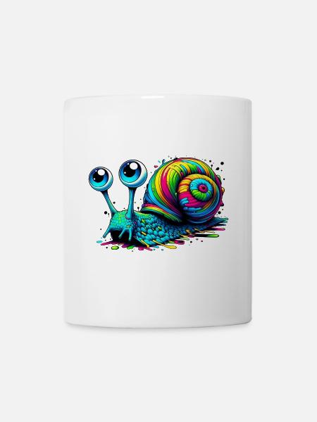 Escargot - Mug blanc - blanc