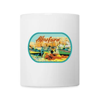Albufeira Fishermen's Beach, praia dos pescadores - Mug - white - Front