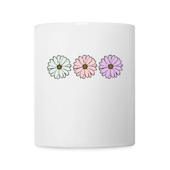 Flower pastel flower flowers pastel flowers lilac - Mug - white - Front