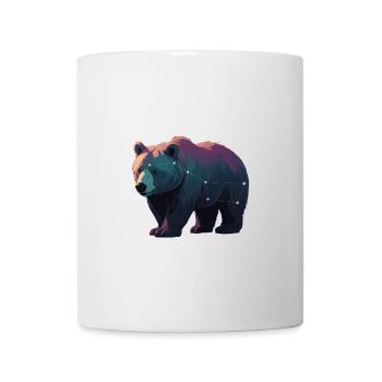 Star Bear in Vibrant Colors - Mug - white - Front