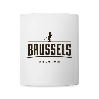Brussels Belgium Manneken Pis - Mug - white - Front