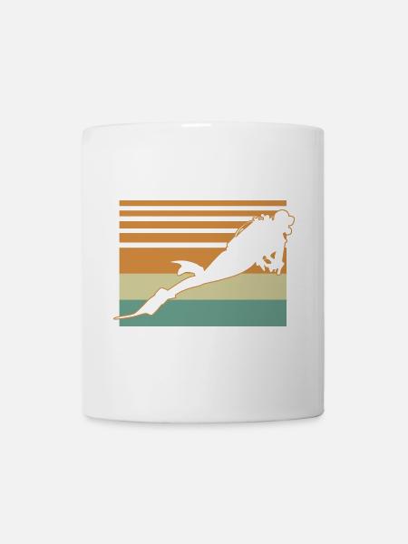 Diver Flag - Tasse - Weiß