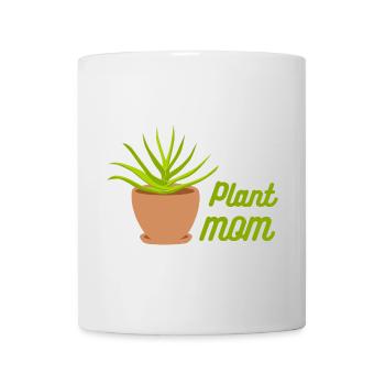Plant Mom Aloe Pot Illustration - Mug - white - Front