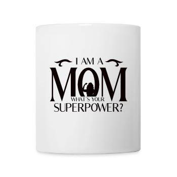 I am a mother – What is your superpower? - Mug - white - Front