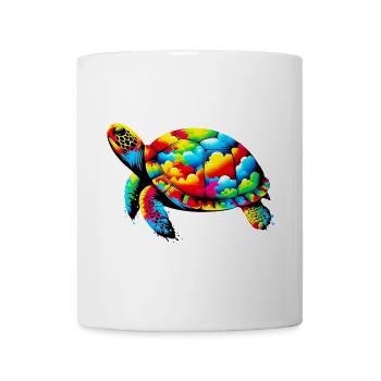 Schildkröte - Tasse - Weiß - Vorne