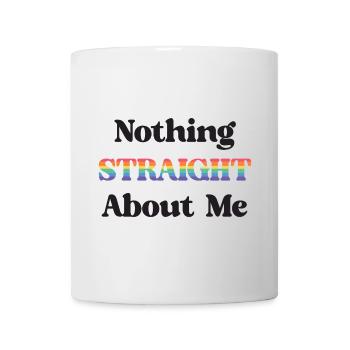 Mois de la fierté LGBT - Rien de droit à propos de moi - Mug blanc - blanc - Devant