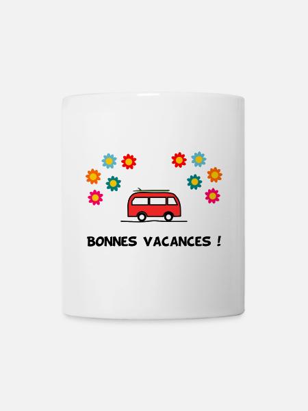 BONNES VACANCES - Mug blanc - blanc