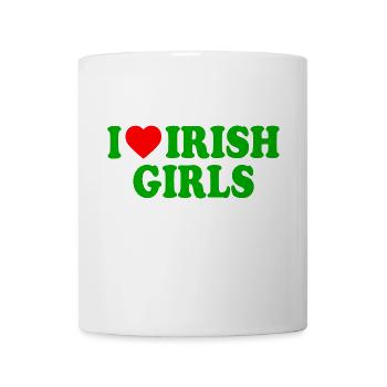 I love irish girls - Tasse - Weiß - Vorne