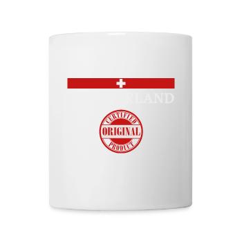Flag of Switzerland, Swiss pride - Mug - white - Front