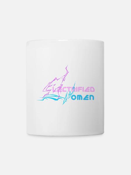 electrified women lightning - Tasse - Weiß