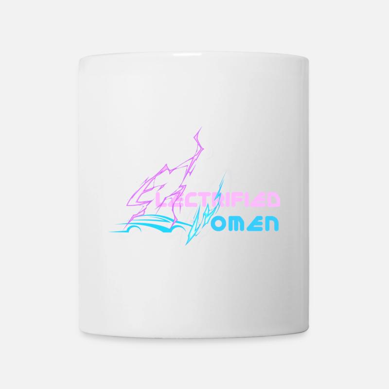 electrified women lightning - Tasse - Weiß